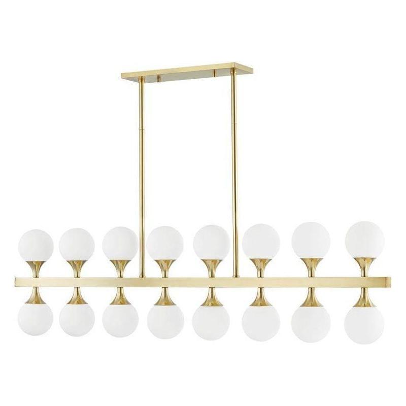 Hudson Valley Lighting - Astoria LED Linear Pendant - 3350-AGB | Montreal Lighting & Hardware