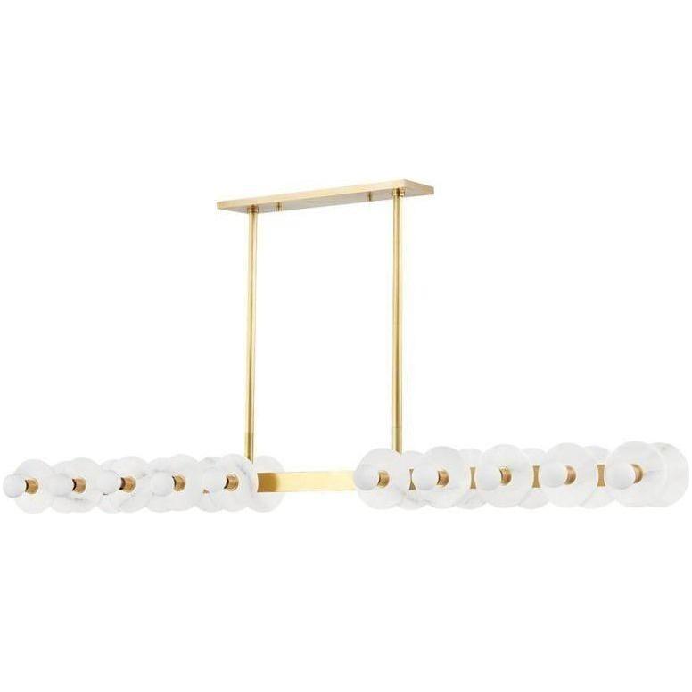 Hudson Valley Lighting - Austen Linear Pendant - 4260-AGB | Montreal Lighting & Hardware