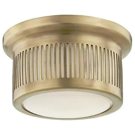 Hudson Valley Lighting - Bangor LED Flush Mount - 1440-AGB | Montreal Lighting & Hardware