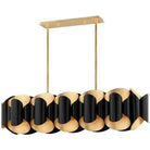 Hudson Valley Lighting - Banks Linear Pendant - 8546-GL/BK | Montreal Lighting & Hardware
