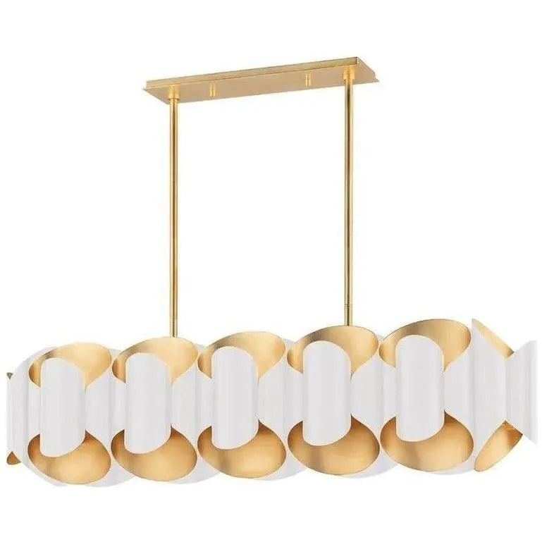 Hudson Valley Lighting - Banks Linear Pendant - 8546-GL/WH | Montreal Lighting & Hardware