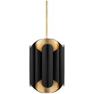 Hudson Valley Lighting - Banks Pendant - 8513-GL/BK | Montreal Lighting & Hardware