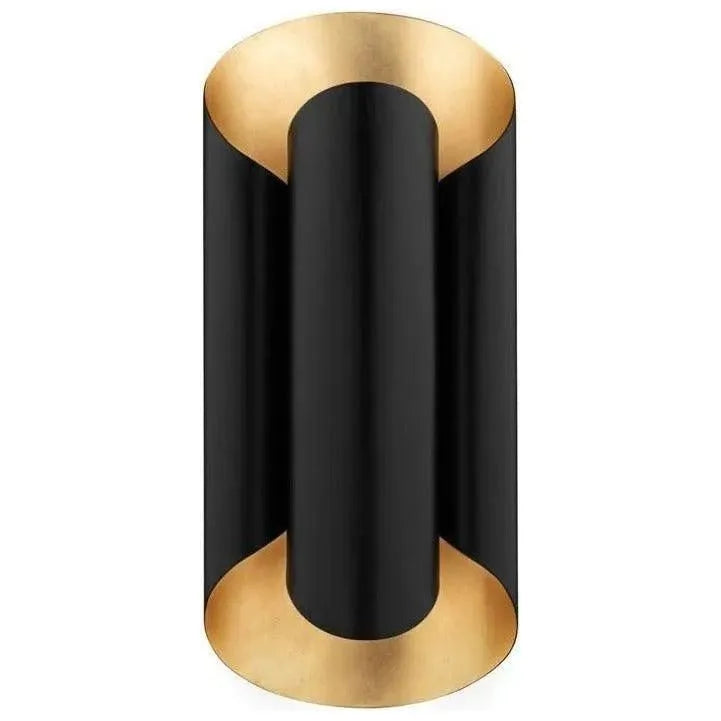 Hudson Valley Lighting - Banks Wall Sconce - 8500-GL/BK | Montreal Lighting & Hardware