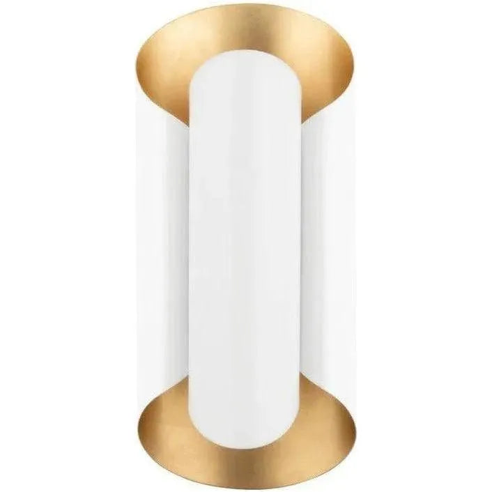 Hudson Valley Lighting - Banks Wall Sconce - 8500-GL/BK | Montreal Lighting & Hardware