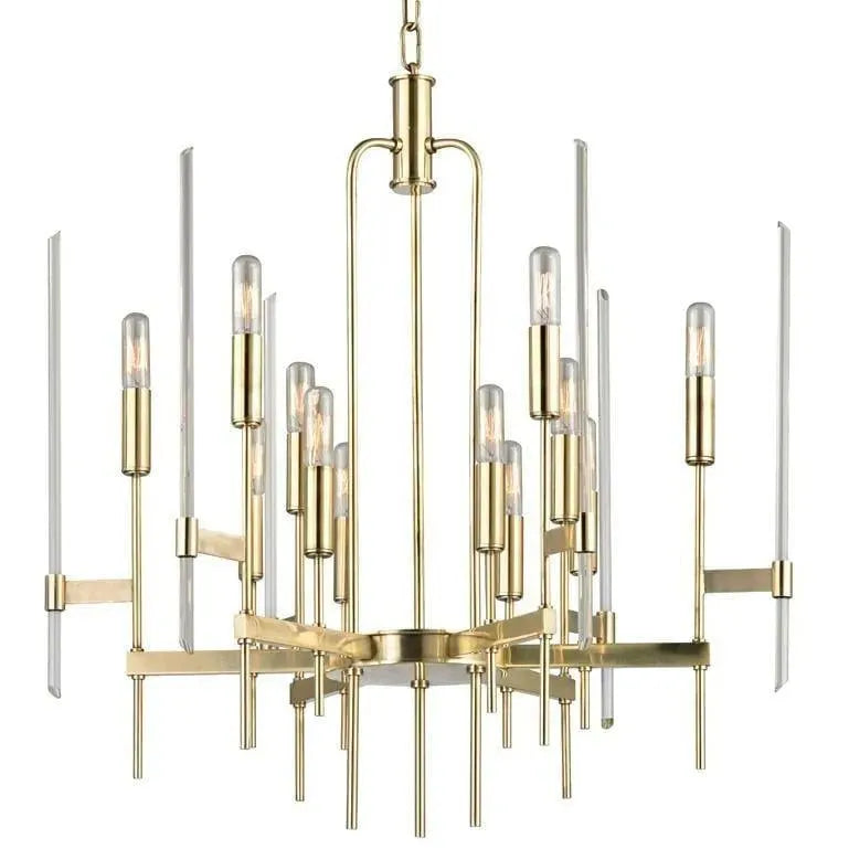 Hudson Valley Lighting - Bari Chandelier - 9912-AGB | Montreal Lighting & Hardware