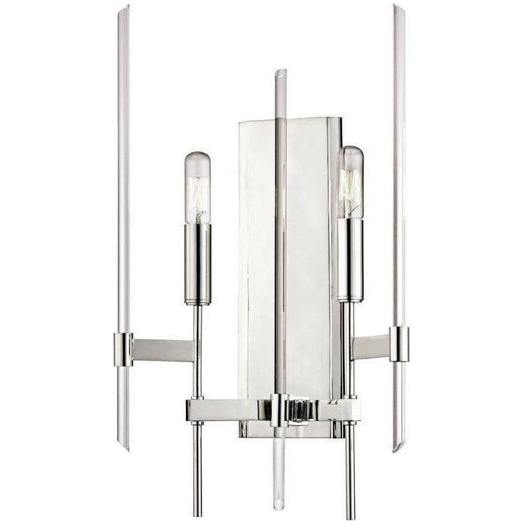 Hudson Valley Lighting - Bari Wall Sconce - 9902-AGB | Montreal Lighting & Hardware