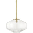 Hudson Valley Lighting - Bennett Onion Pendant - 1518-AGB | Montreal Lighting & Hardware