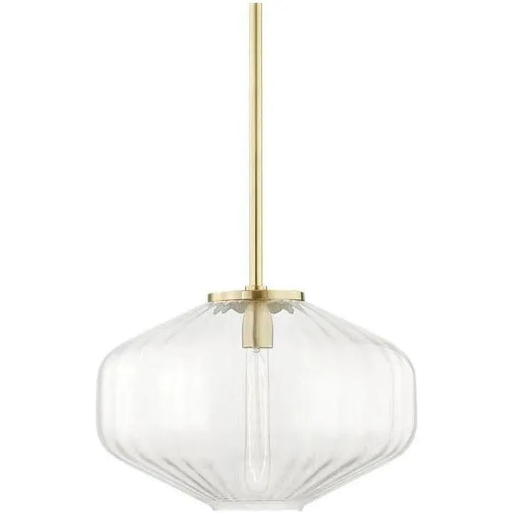 Hudson Valley Lighting - Bennett Onion Pendant - 1518-AGB | Montreal Lighting & Hardware
