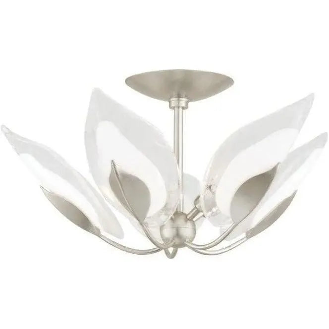 Hudson Valley Lighting - Blossom Semi Flush Mount - 4805-SL | Montreal Lighting & Hardware