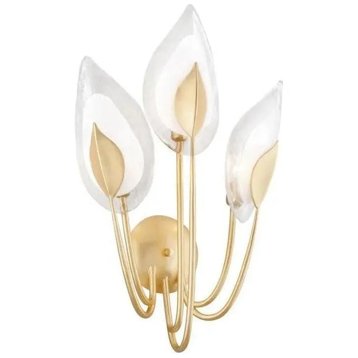 Hudson Valley Lighting - Blossom Triple Wall Sconce - 4803-GL | Montreal Lighting & Hardware