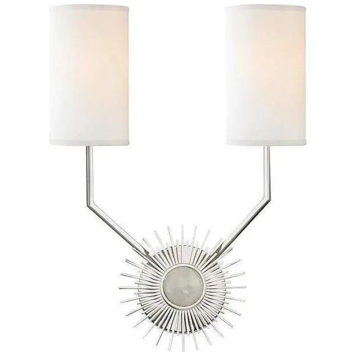 Hudson Valley Lighting - Borland Wall Sconce - 5512-PN | Montreal Lighting & Hardware