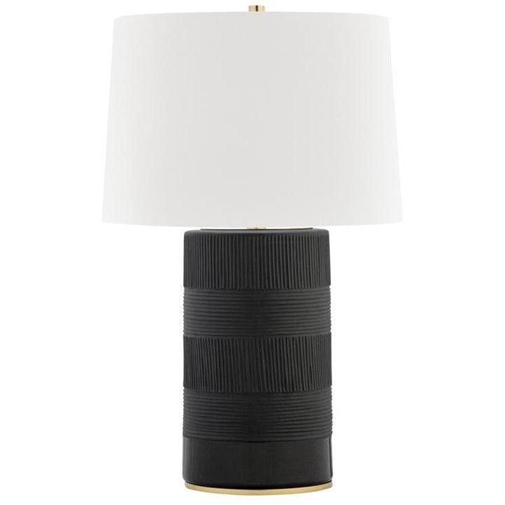 Hudson Valley Lighting - Borneo Table Lamp - L1376-AGB/BL | Montreal Lighting & Hardware