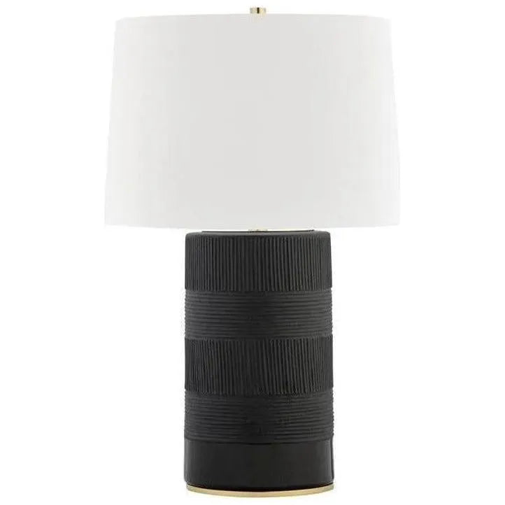Hudson Valley Lighting - Borneo Table Lamp - L1376-AGB/BL | Montreal Lighting & Hardware
