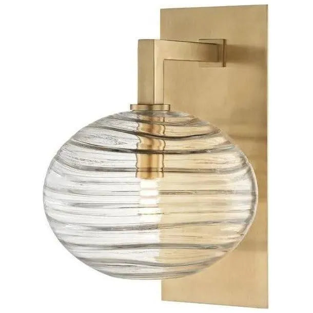 Hudson Valley Lighting - Breton Wall Sconce - 2400-AGB | Montreal Lighting & Hardware