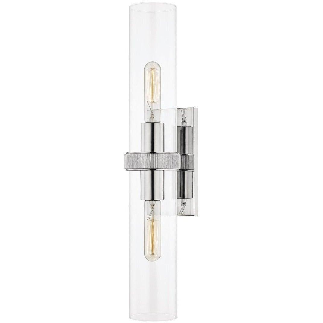 Hudson Valley Lighting - Briggs Double Wall Sconce - 5302-PN | Montreal Lighting & Hardware