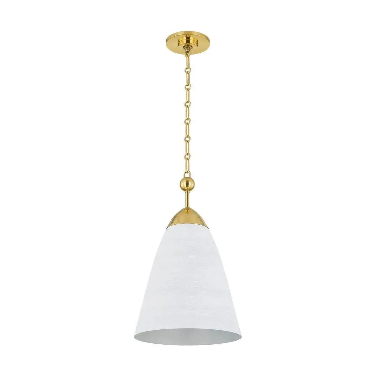 Hudson Valley Lighting - Bronson Pendant - BKO1500-AGB/WP | Montreal Lighting & Hardware