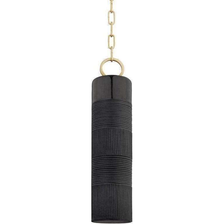 Hudson Valley Lighting - Brookville Pendant - 2384-AGB/BL | Montreal Lighting & Hardware