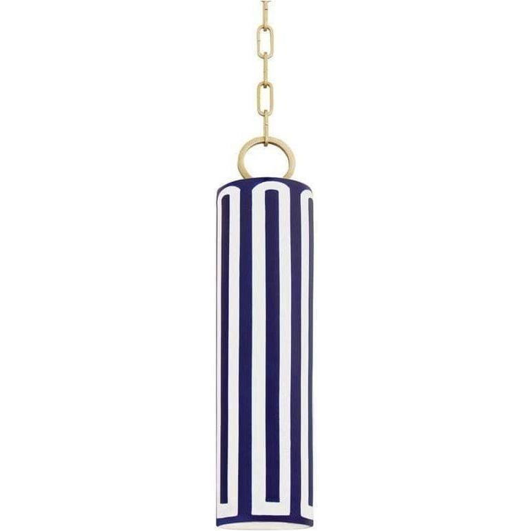 Hudson Valley Lighting - Brookville Pendant - 2384-AGB/BL | Montreal Lighting & Hardware