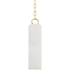 Hudson Valley Lighting - Brookville Pendant - 2384-AGB/WH | Montreal Lighting & Hardware