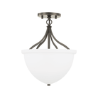 Hudson Valley Lighting - Browne Semi Flush - 2811-DB | Montreal Lighting & Hardware