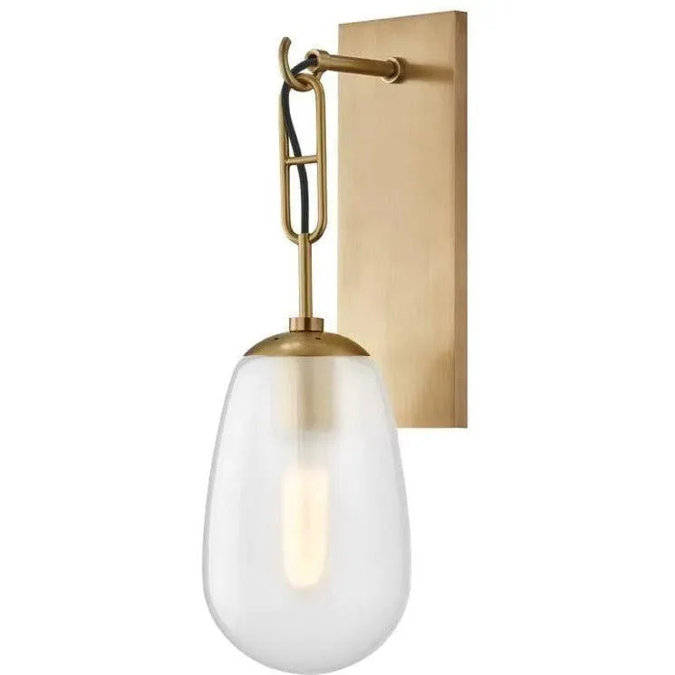 Hudson Valley Lighting - Bruckner Wall Sconce - 2101-AGB | Montreal Lighting & Hardware