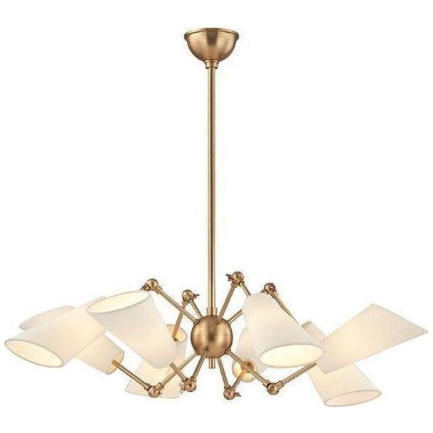 Hudson Valley Lighting - Buckingham Chandelier - 5308-AGB | Montreal Lighting & Hardware
