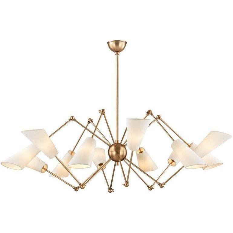 Hudson Valley Lighting - Buckingham Chandelier - 5312-AGB | Montreal Lighting & Hardware