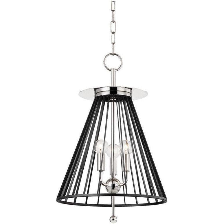 Hudson Valley Lighting - Cagney Lantern - 1014-PN/BK | Montreal Lighting & Hardware