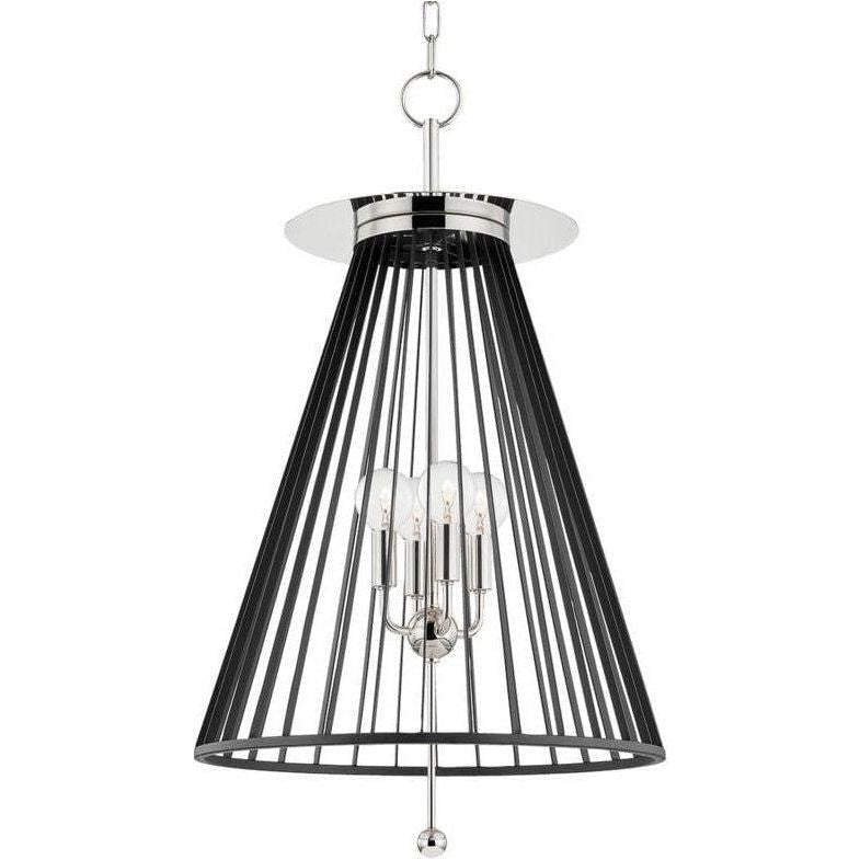Hudson Valley Lighting - Cagney Lantern - 1018-PN/BK | Montreal Lighting & Hardware