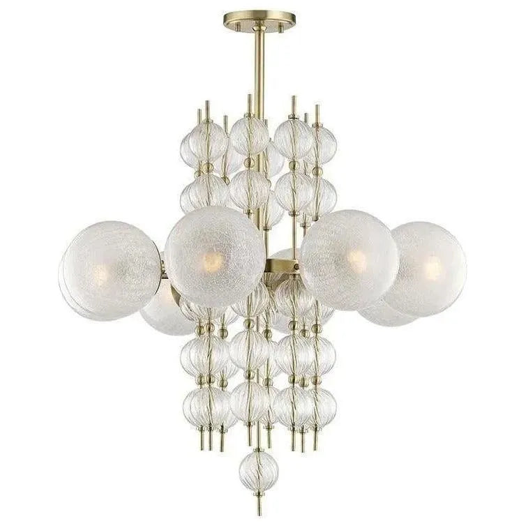 Hudson Valley Lighting - Calypso Chandelier - 6433-AGB | Montreal Lighting & Hardware