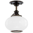 Hudson Valley Lighting - Canton Semi Flush Mount - 9809F-OB | Montreal Lighting & Hardware
