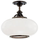 Hudson Valley Lighting - Canton Semi Flush Mount - 9815F-OB | Montreal Lighting & Hardware