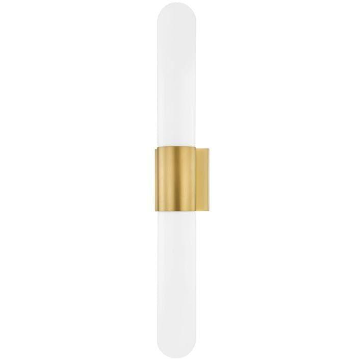 Hudson Valley Lighting - Carlin Double Wall Sconce - 1702-AGB | Montreal Lighting & Hardware