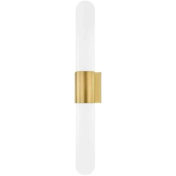 Hudson Valley Lighting - Carlin Double Wall Sconce - 1702-AGB | Montreal Lighting & Hardware