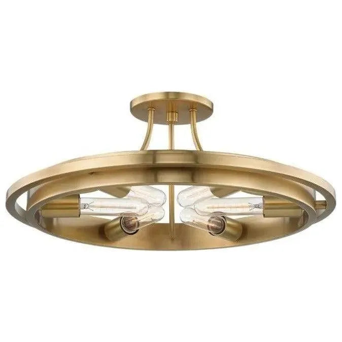 Hudson Valley Lighting - Chambers Flush Mount - 2721-AGB | Montreal Lighting & Hardware