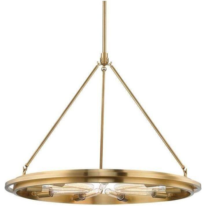 Hudson Valley Lighting - Chambers Pendant - 2732-AGB | Montreal Lighting & Hardware