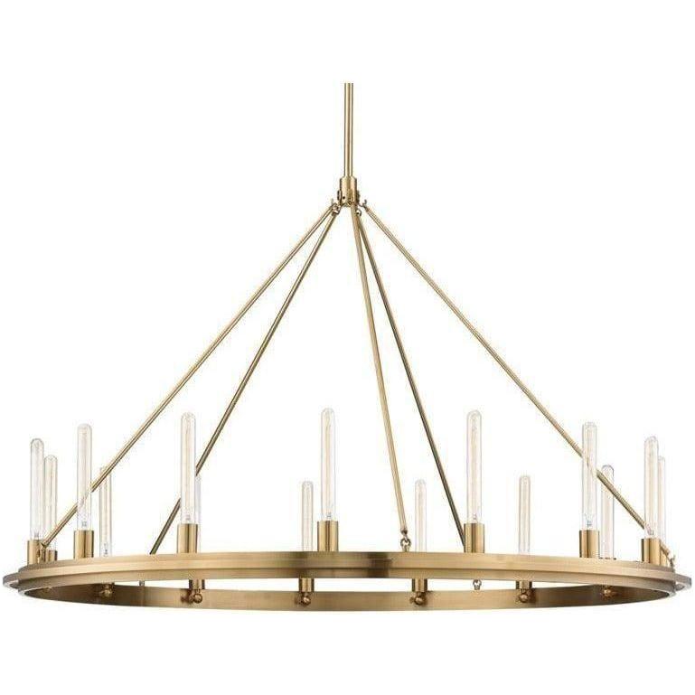 Hudson Valley Lighting - Chambers Pendant - 2758-AGB | Montreal Lighting & Hardware