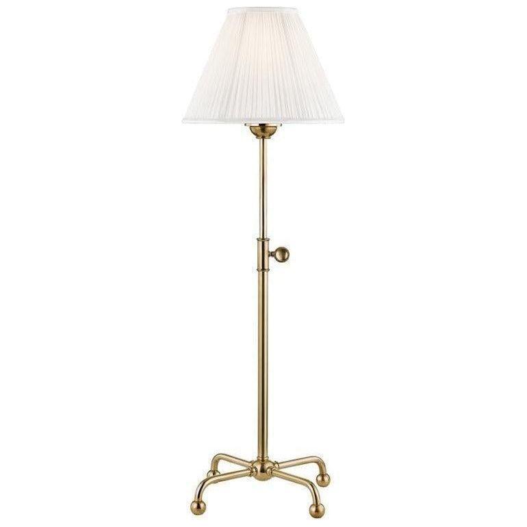 Hudson Valley Lighting - Classic No.1 Table Lamp - MDSL107-AGB | Montreal Lighting & Hardware