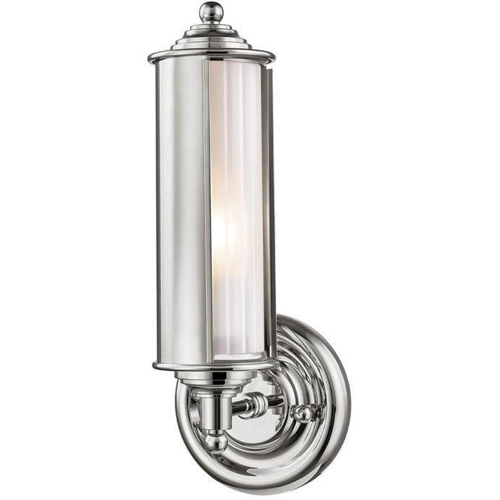 Hudson Valley Lighting - Classic No.1 Wall Sconce - MDS103-PN | Montreal Lighting & Hardware