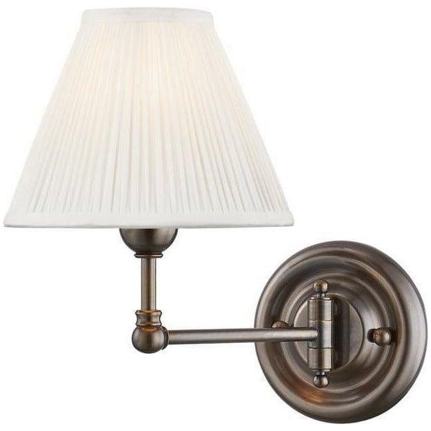 Hudson Valley Lighting - Classic No.1 Wall Swinger - MDS101-DB | Montreal Lighting & Hardware