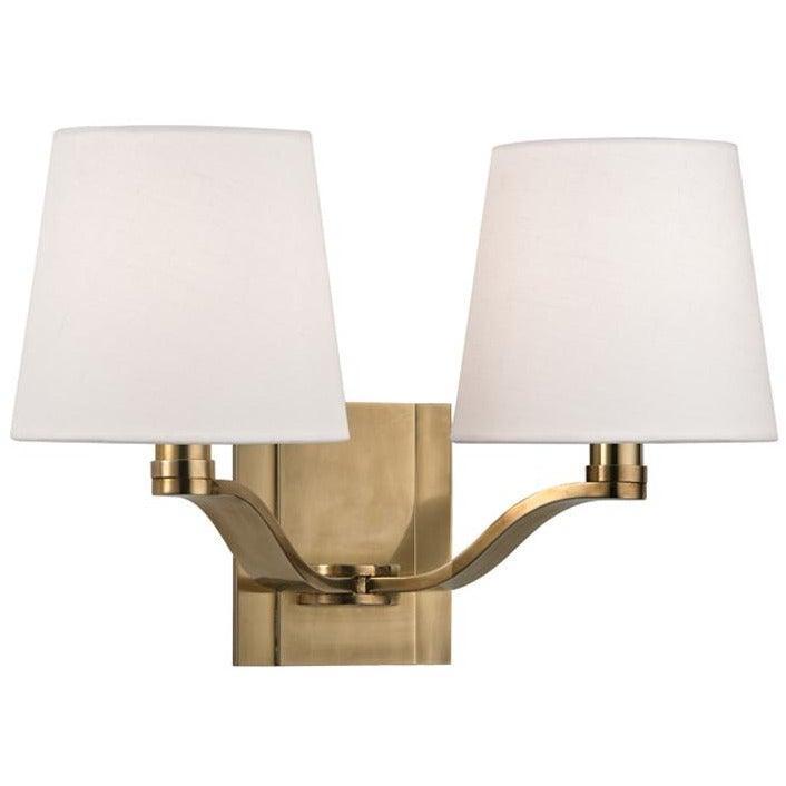 Hudson Valley Lighting - Clayton Wall Sconce - 2462-AGB | Montreal Lighting & Hardware