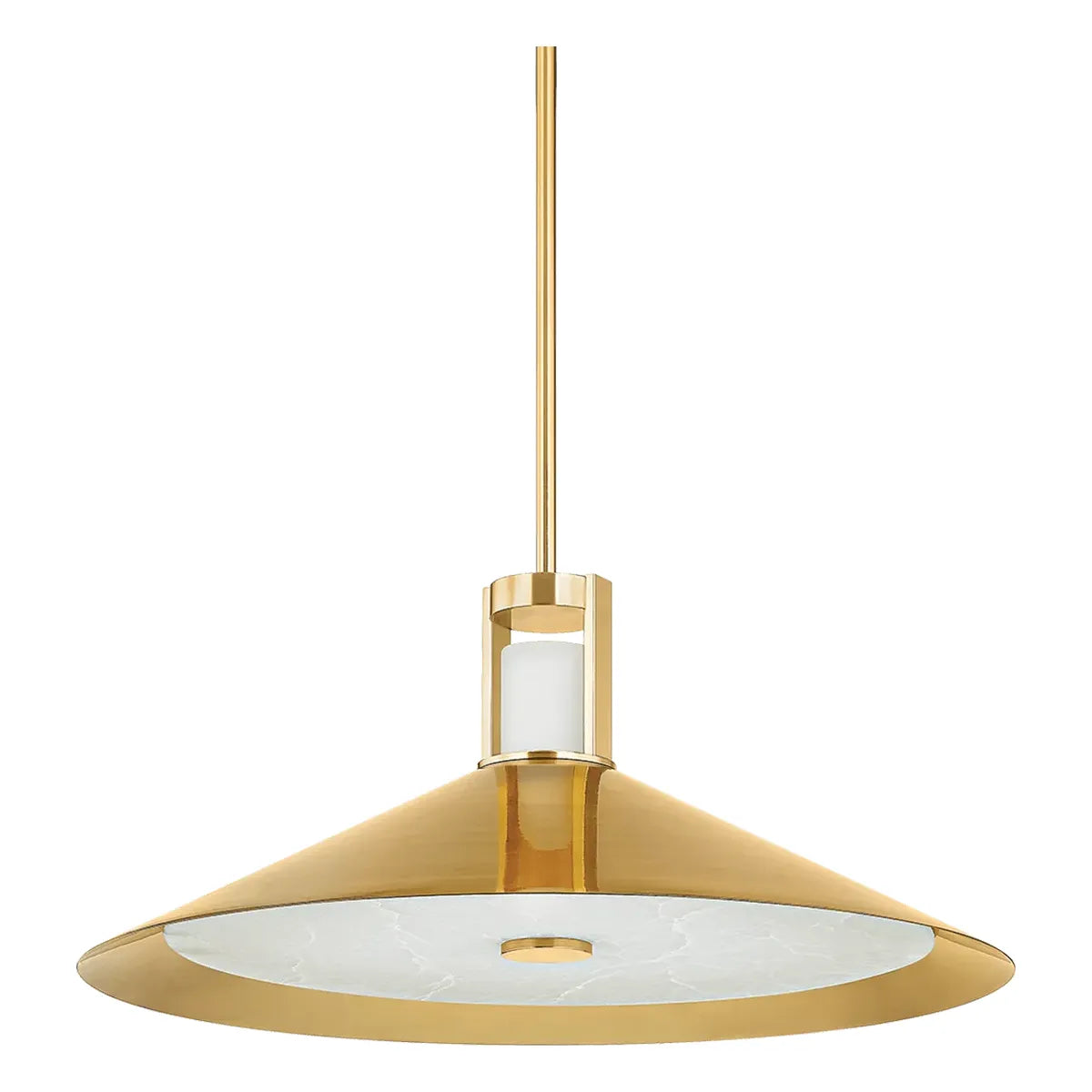Hudson Valley Lighting - Clermont LED Pendant - 3028-AGB | Montreal Lighting & Hardware