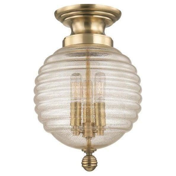 Hudson Valley Lighting - Coolidge Flush Mount - 3200-AGB | Montreal Lighting & Hardware