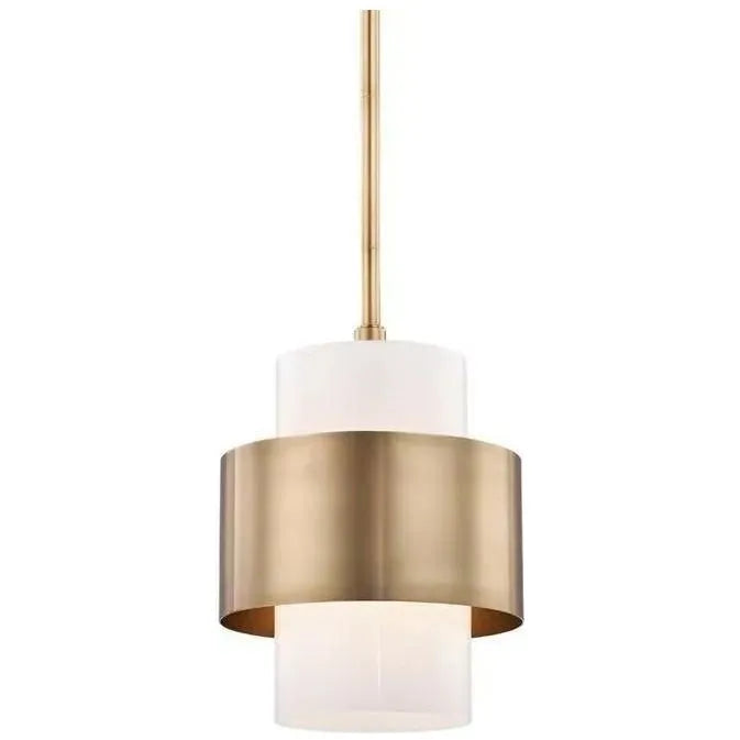 Hudson Valley Lighting - Corinth Pendant - 8611-AGB | Montreal Lighting & Hardware