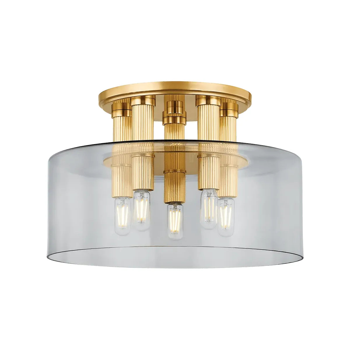 Hudson Valley Lighting - Crystler Flush Mount - 5133-AGB | Montreal Lighting & Hardware