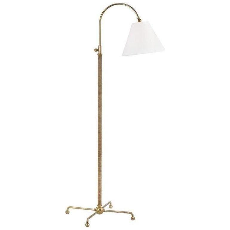 Hudson Valley Lighting - Curves No.1 Floor Lamp - MDSL503-AGB | Montreal Lighting & Hardware
