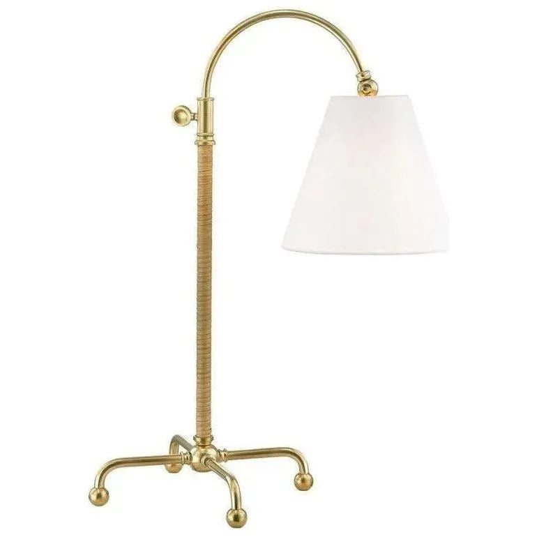 Hudson Valley Lighting - Curves No.1 Table Lamp - MDSL502-AGB | Montreal Lighting & Hardware