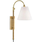 Hudson Valley Lighting - Curves No.1 Wall Swinger - MDS501-AGB | Montreal Lighting & Hardware