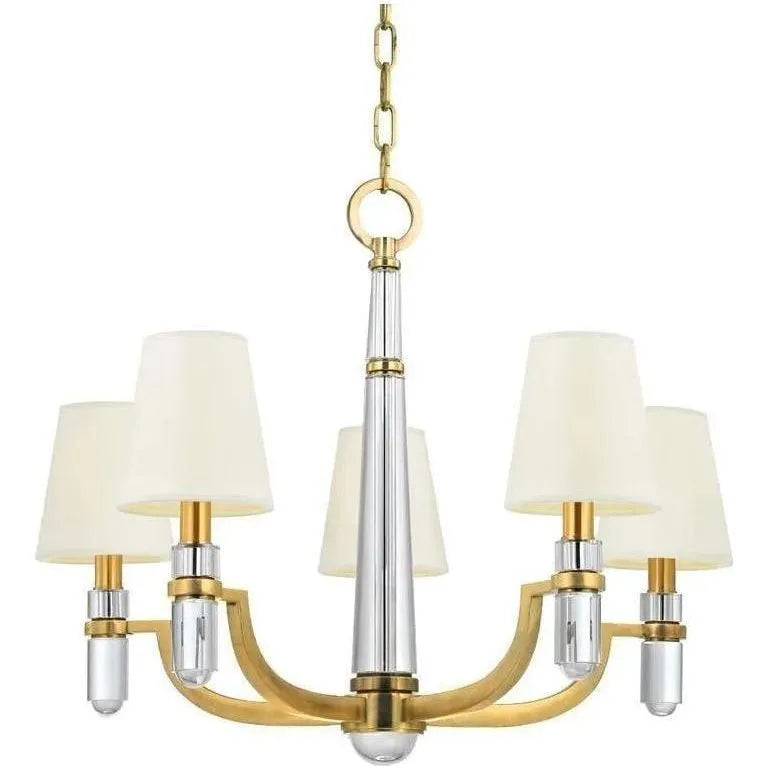 Hudson Valley Lighting - Dayton Chandelier - 985-AGB-WS | Montreal Lighting & Hardware