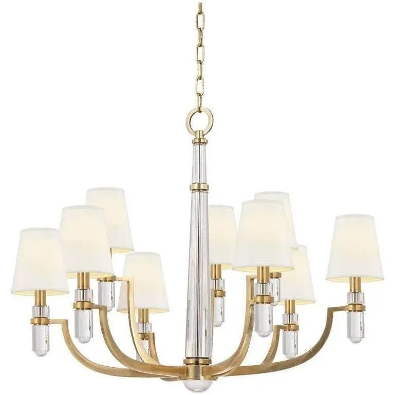 Hudson Valley Lighting - Dayton Chandelier - 989-AGB-WS | Montreal Lighting & Hardware